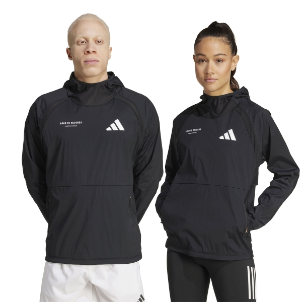 Giacca Running Uomo adidas Road To Records Giacca  Black JD6471