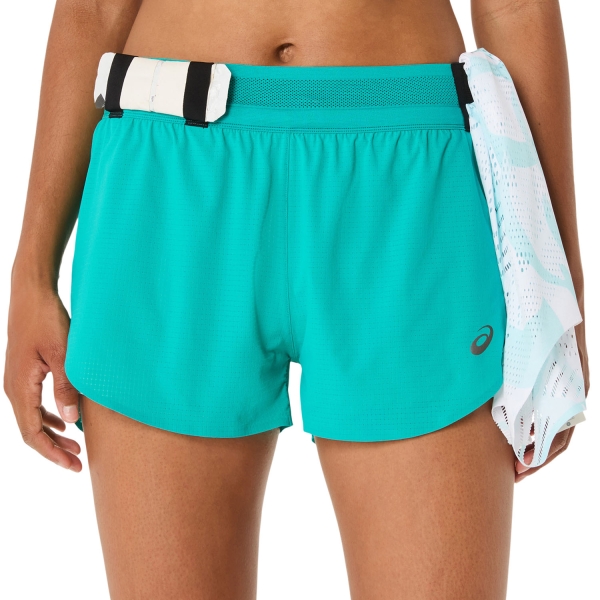 Asics Metarun 3in Shorts - Wave Teal