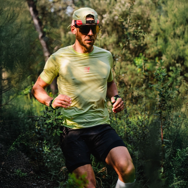 Compressport Pro Maglietta - Shadow Lime
