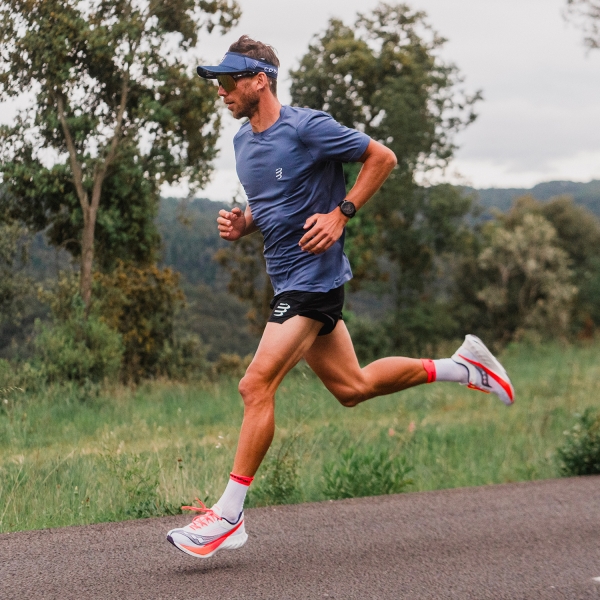 Compressport Performance Logo Maglietta - Indigo