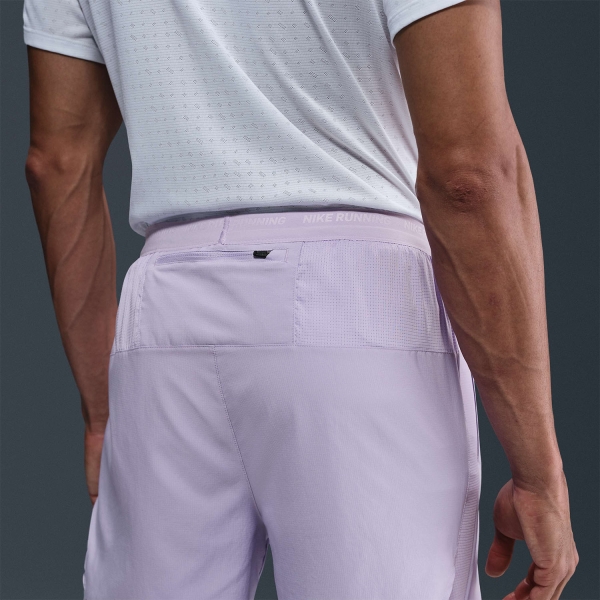 Nike Dri-FIT Stride Hybrid 2 in 1 5in Pantaloncini - Hydrangeas/Reflective Silver