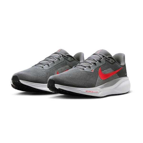 Nike Pegasus 41 Wide - Cool Grey/Bright Crimson/Wolf Grey