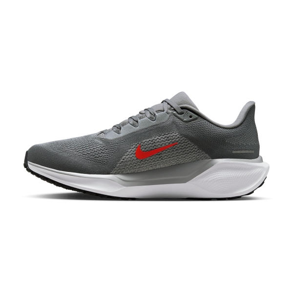 Nike Pegasus 41 Wide - Cool Grey/Bright Crimson/Wolf Grey