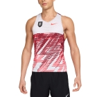 Nike Dri-FIT ADV AeroSwift BTC Canotta - White/Team Red/Bright Crimson