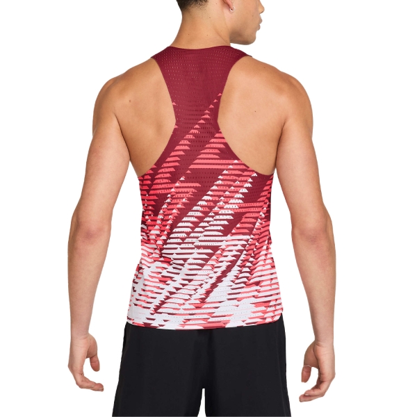Nike Dri-FIT ADV AeroSwift BTC Canotta - White/Team Red/Bright Crimson