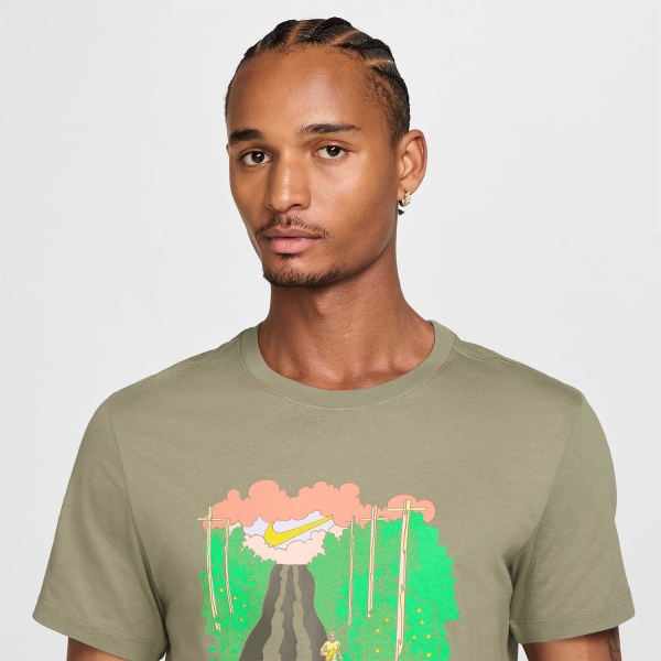 Nike Run IYKYK Maglietta - Light Army