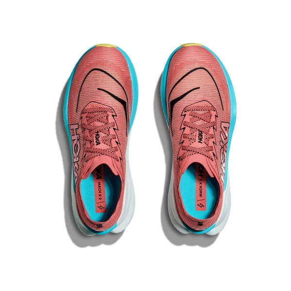 Hoka Mach X 2 - Grapefruit/Electric Coral