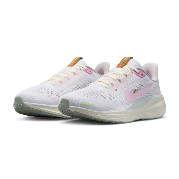 Nike Pegasus 41 - White/Pink Foam/Sail/Football Grey