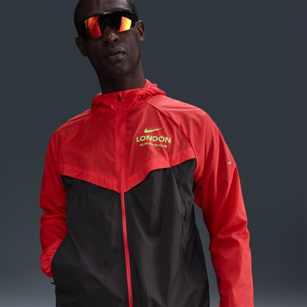 Nike Dri-FIT UV Stride Chaqueta - Light Crimson/Cave Purple