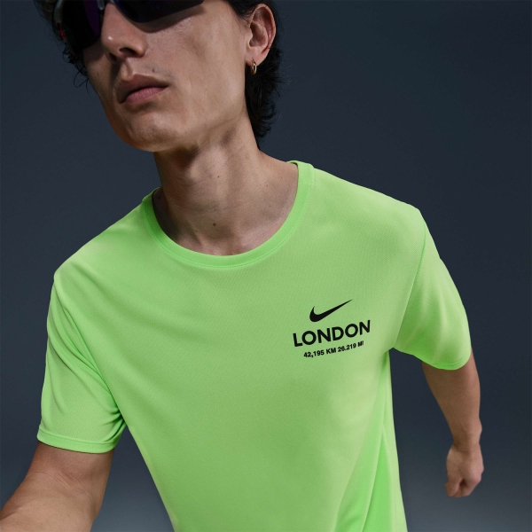 Nike City Miler Maglietta - Lime Blast