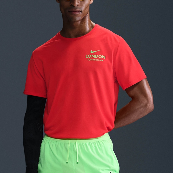 Maglietta Running Uomo Nike City Miler Maglietta  Light Crimson IF5753696
