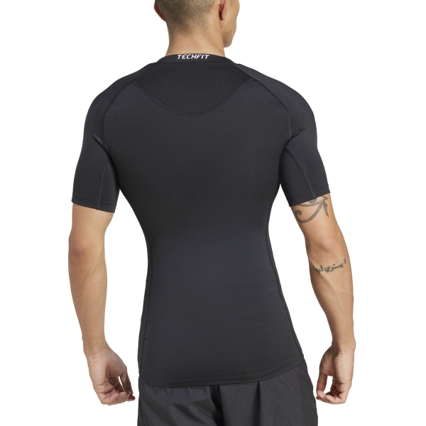 adidas TechFIT 3 Stripes Maglietta - Black