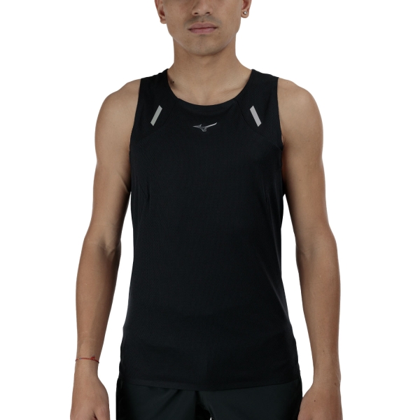 Top Running Hombre Mizuno Tech Light Top  Black J2GAC00009