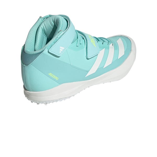 adidas adizero Javelin Mid - Flash Aqua/Zero Metallic/Lucid Lemon