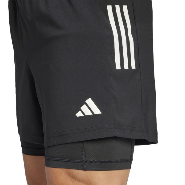 adidas OTR Climacool 2 in 1 4in Pantaloncini - Black