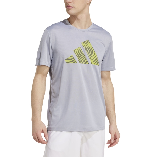 Maglietta Running Uomo adidas adi365 Maglietta  Halo Silver JM5739