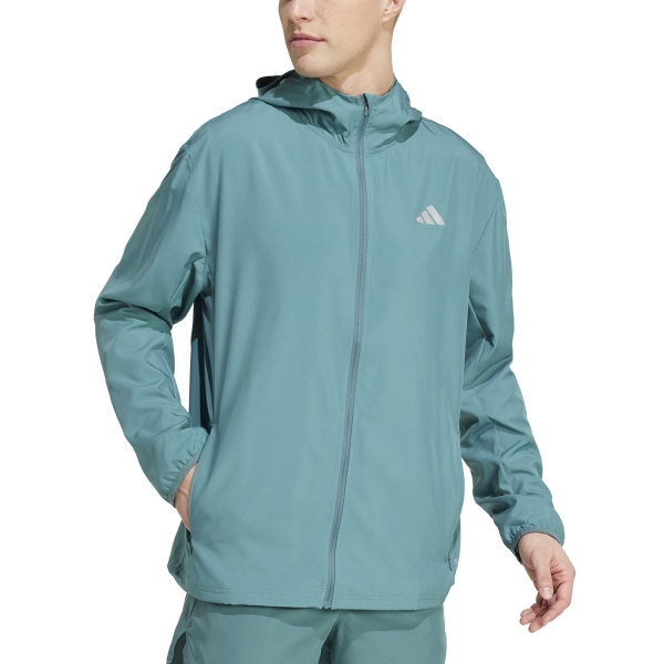 Giacca Running Uomo adidas Performance Giacca  Preloved Teal JM5742