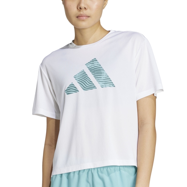 Camiseta Running Mujer adidas adi365 Camiseta  White JN6137