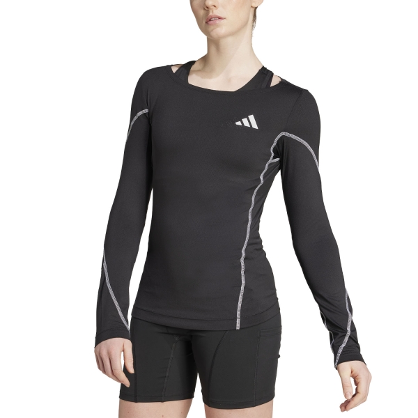 Maglia Running Donna adidas adizero Maglia  Black JN9388