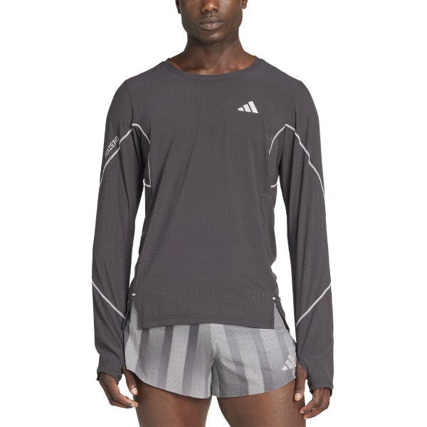 CamisaRunning Hombre adidas adizero Logo Camisa  Black JP1565