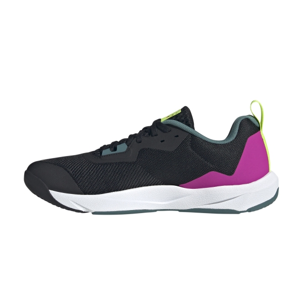 adidas Rapidmove 2 Trainer - Core Black/Lucid Lemon/Shock Pink