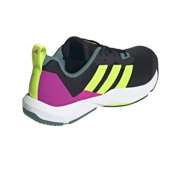 adidas Rapidmove 2 Trainer - Core Black/Lucid Lemon/Shock Pink