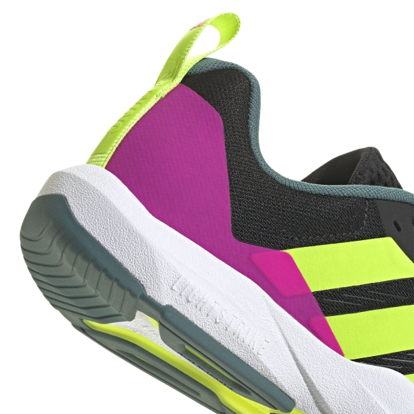 adidas Rapidmove 2 Trainer - Core Black/Lucid Lemon/Shock Pink