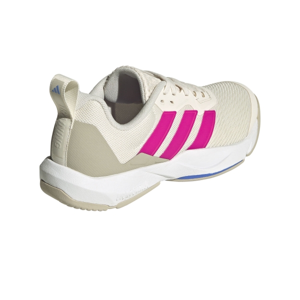 adidas Rapidmove 2 Trainer - Chalk White/Shock Pink/Blue Fusion