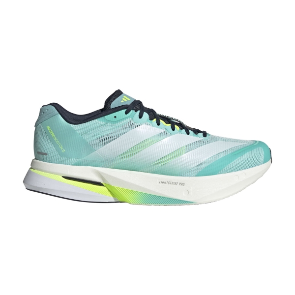 Scarpe Running Performance Uomo adidas adizero Boston 13  Flash Aqua/Cloud White/Lucid Lemon JS4945