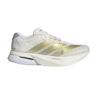 adidas adizero Boston 13 - Chalk White/Gold Metallic/Halo Silver