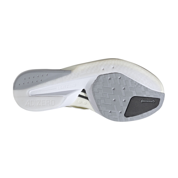 adidas adizero Boston 13 - Chalk White/Gold Metallic/Halo Silver