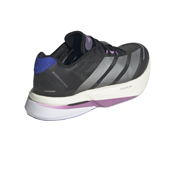 adidas adizero Boston 13 - Core Black/Silver Metallic/Lucid Blue