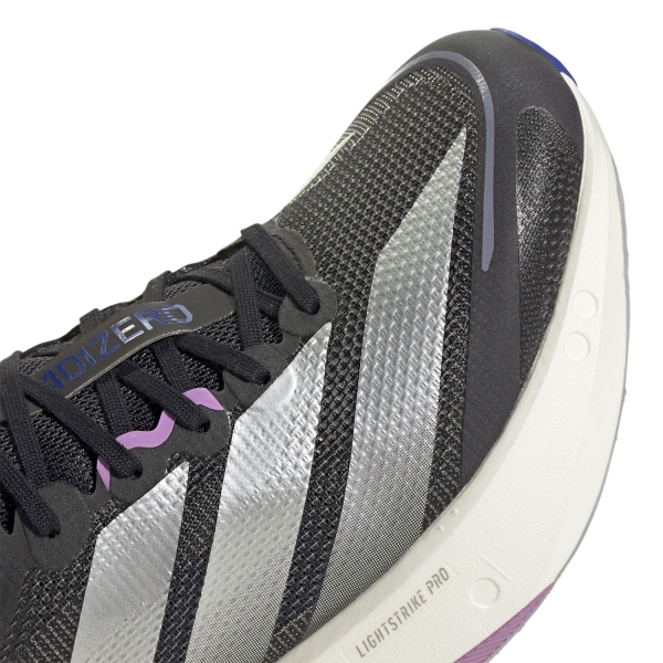 adidas adizero Boston 13 - Core Black/Silver Metallic/Lucid Blue