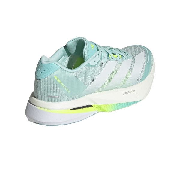 adidas adizero Boston 13 - Semi Flash Aqua/Zero Metallic/Lucid Lemon