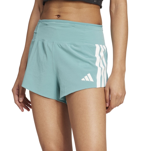 Pantaloncini Running Donna adidas adizero Gel 2in Pantaloncini  Powder Teal JV71662in