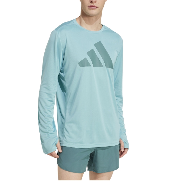 CamisaRunning Hombre adidas Run It Camisa  Mint Ton JW2940