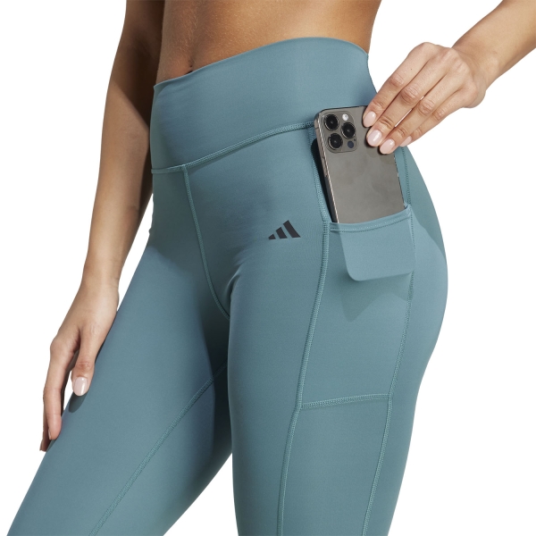 adidas Optime Stash 7/8 Tights - Preloved Teal