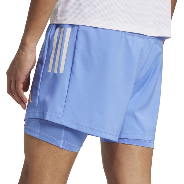 adidas OTR Climacool 2 in 1 4in Pantaloncini - Blue Fusion
