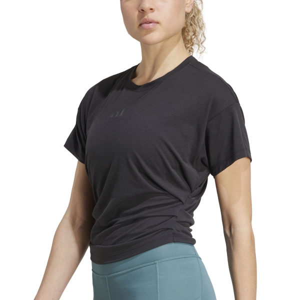 Maglietta Fitness e Training Donna adidas Power Maglietta  Black JX1190