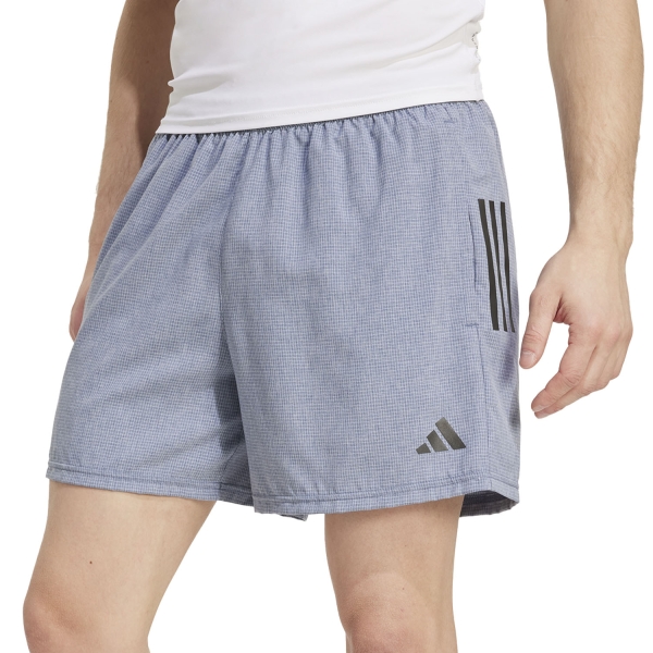 Pantaloncino Running Uomo adidas Own The Road Classic 5in Pantaloncini  Preloved Ink/White JX22475in