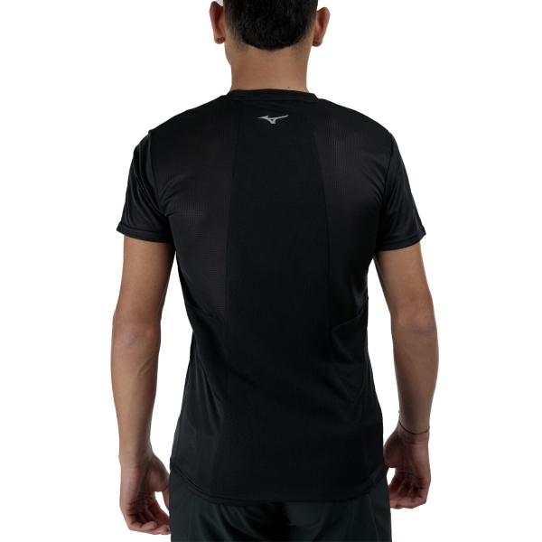 Mizuno Dryaeroflow Logo Camiseta - Black