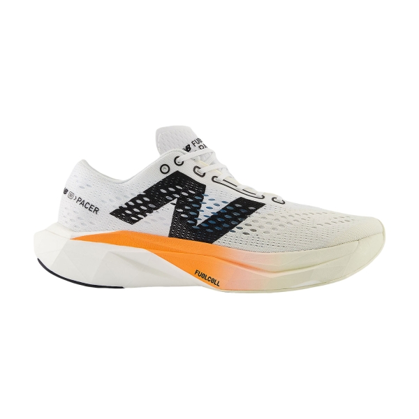 Scarpe Running Performance Uomo New Balance FuelCell SuperComp Pacer v2  Hot Mango/Angora/White MFCRRCH2