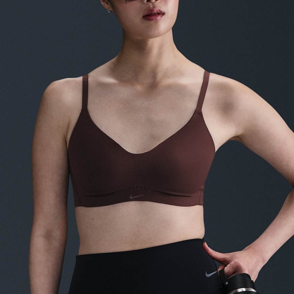  Nike Alate Minimalist Reggiseno Sportivo  Earth/White FQ3550227