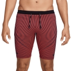 Nike Dri-FIT ADV AeroSwift 9.5in Shorts - Black/Bright Crimson/Obsidian