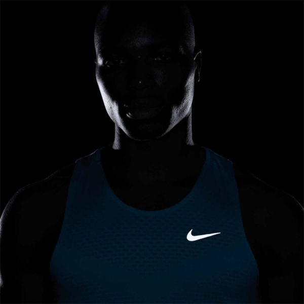 Nike Dri-FIT ADV Stride Canotta - Dusty Cactus/Reflective Silver