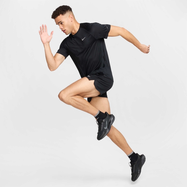 Nike Dri-FIT ADV Stride Maglietta - Black/Reflective Silver