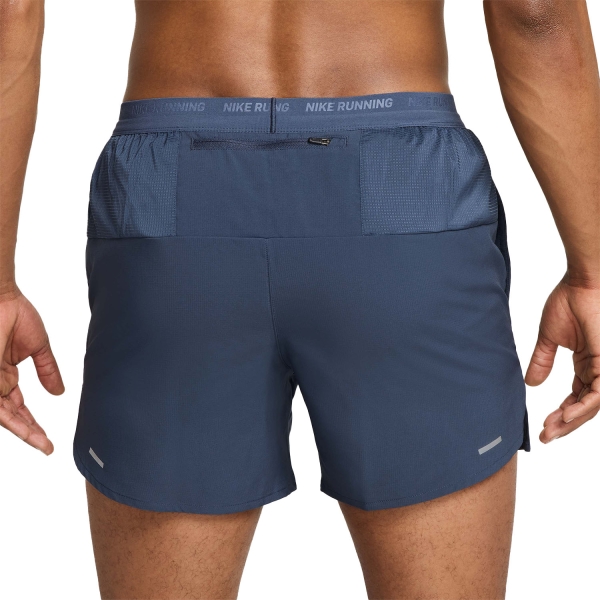 Nike Dri-FIT Stride 5in Pantaloncini - Thunder Blue/Black/Reflective Silver