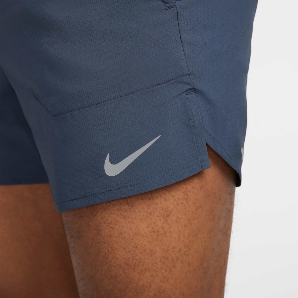 Nike Dri-FIT Stride 5in Pantaloncini - Thunder Blue/Black/Reflective Silver
