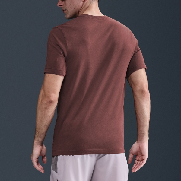 Nike Dri-FIT Trail Logo Maglietta - Cinnamon/Parachute Beige