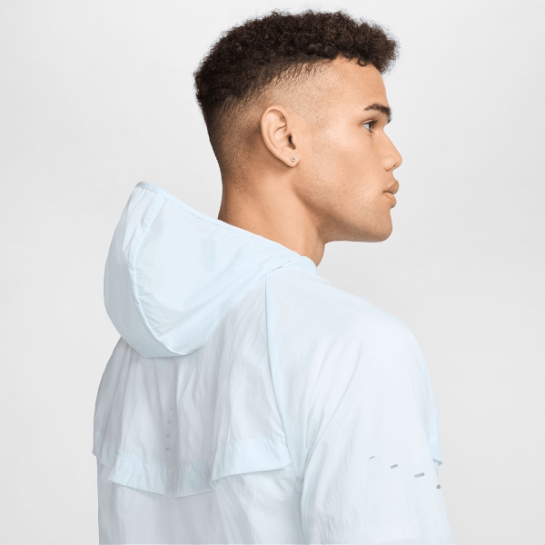 Nike Dri-FIT UV Stride Chaqueta - Glacier Blue/Reflective Silver